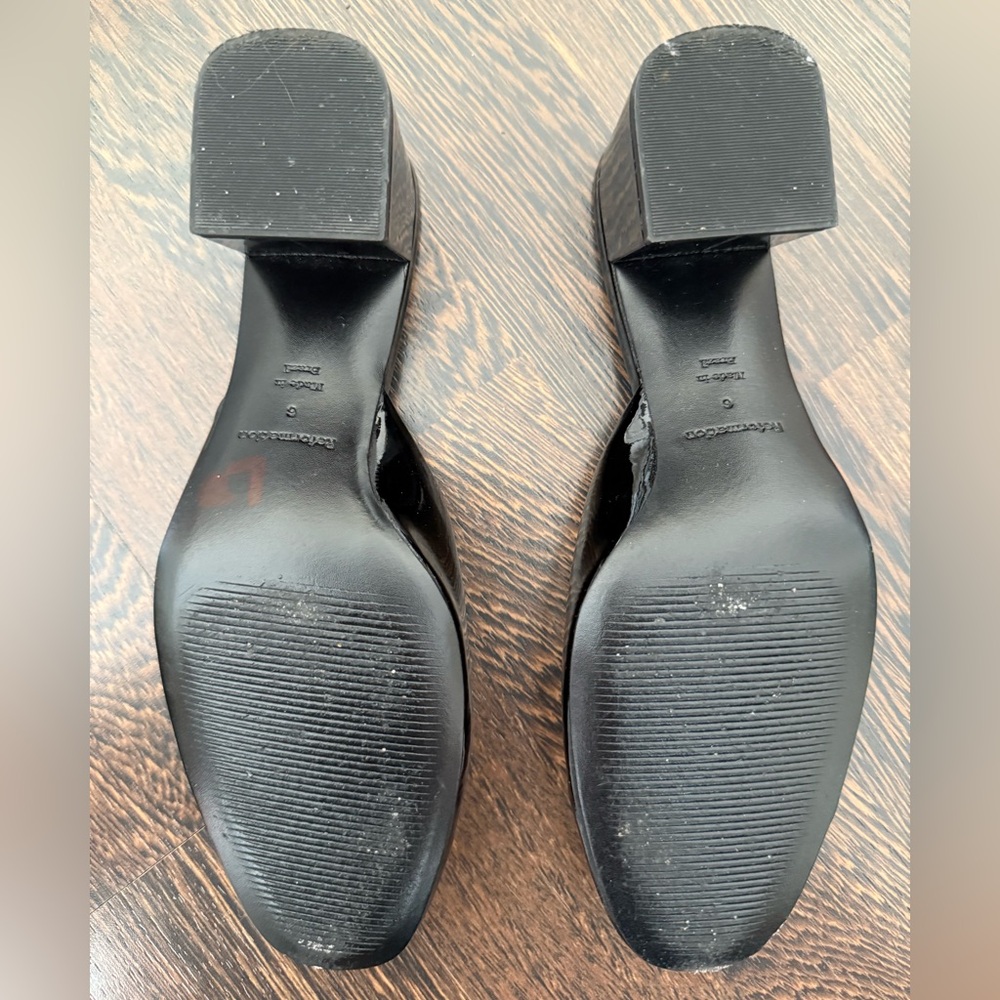 Reformation Black Patent Leather Heels - Picture 7 of 9